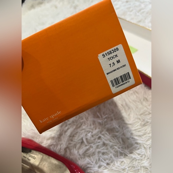 Kate Spade Flats - Size 7.5 - Maraschino patent red - Picture 9 of 10